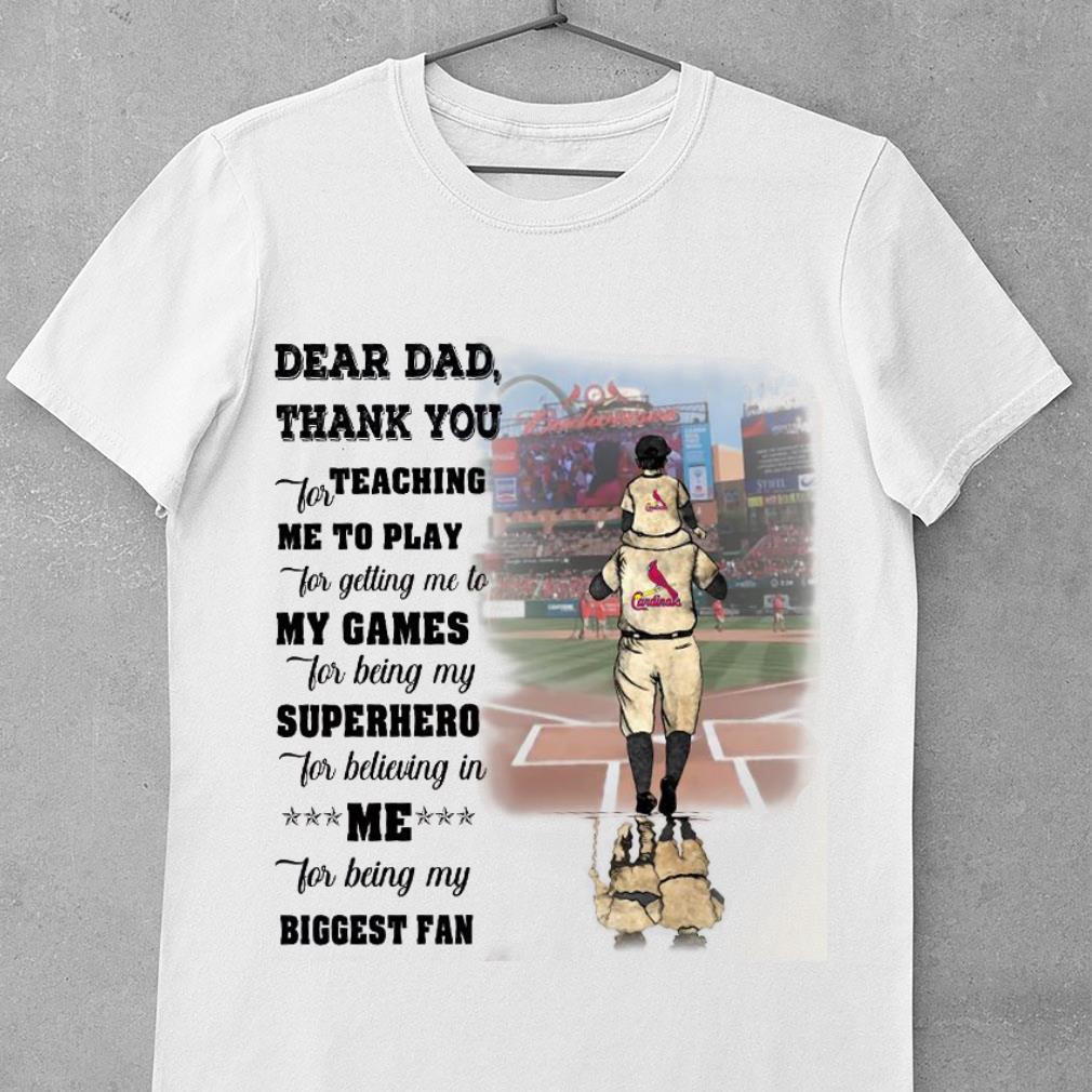 Hot Father's day St. Louis Cardinals thank you for teaching me to play dad superhero biggest fan shirt Father s day St Louis Cardinals thank you for teaching me to play dad superhero biggest fan shirt 1 - Hot Father's day St. Louis Cardinals thank you for teaching me to play dad superhero biggest fan shirt