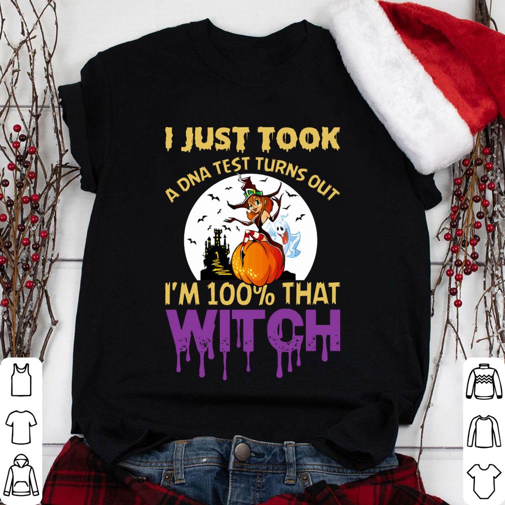 Funny Halloween i just took a DNA test turns out i'm 100% that witch shirt Halloween i just took a DNA test turns out i m 100 that witch shirt 1 - Funny Halloween i just took a DNA test turns out i'm 100% that witch shirt