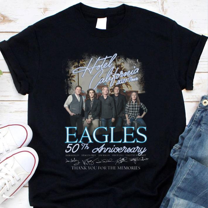 Awesome Hotel California 2021 Tour Eagles band 50th anniversary signatures thank you for the memories shirt Hotel California 2021 Tour Eagles band 50th anniversary signatures thank you for the memories shirt 1 - Awesome Hotel California 2021 Tour Eagles band 50th anniversary signatures thank you for the memories shirt