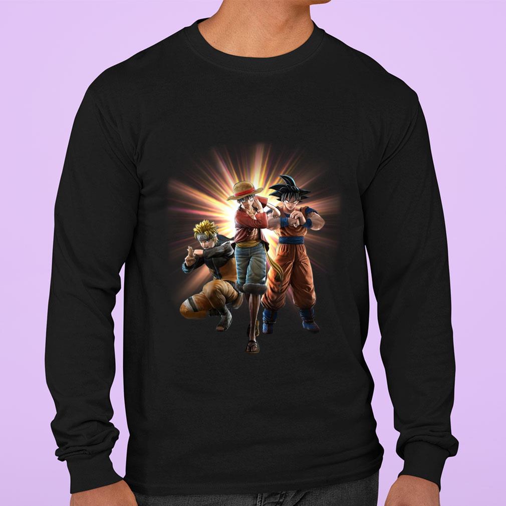Official JUMP FORCE Anime Characters Naruto Luffy Son Goku Shirt JUMP FORCE Anime Characters Naruto Luffy Son Goku Shirt 3 - Official JUMP FORCE Anime Characters Naruto Luffy Son Goku Shirt