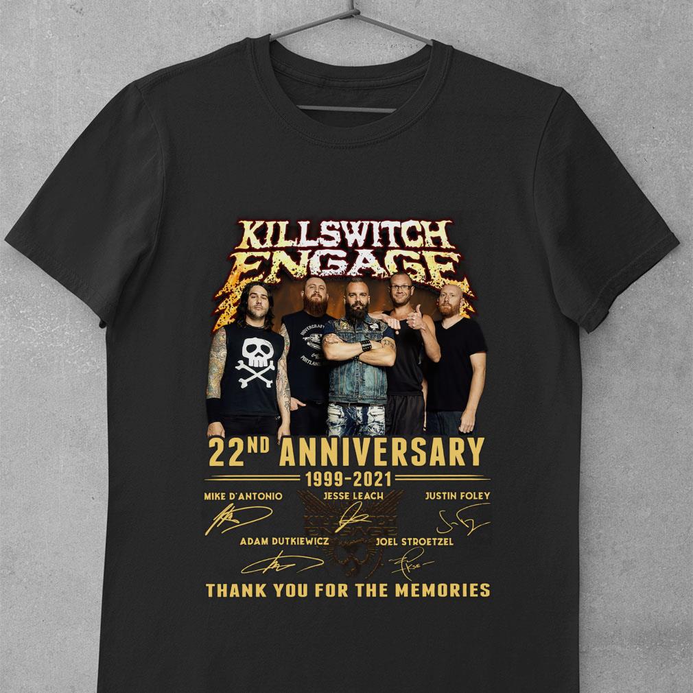 Official Killswitch Engage 22nd anniversary 1999-2021 signatures shirt Killswitch Engage 22nd anniversary 1999 2021 signatures shirt 1 - Official Killswitch Engage 22nd anniversary 1999-2021 signatures shirt