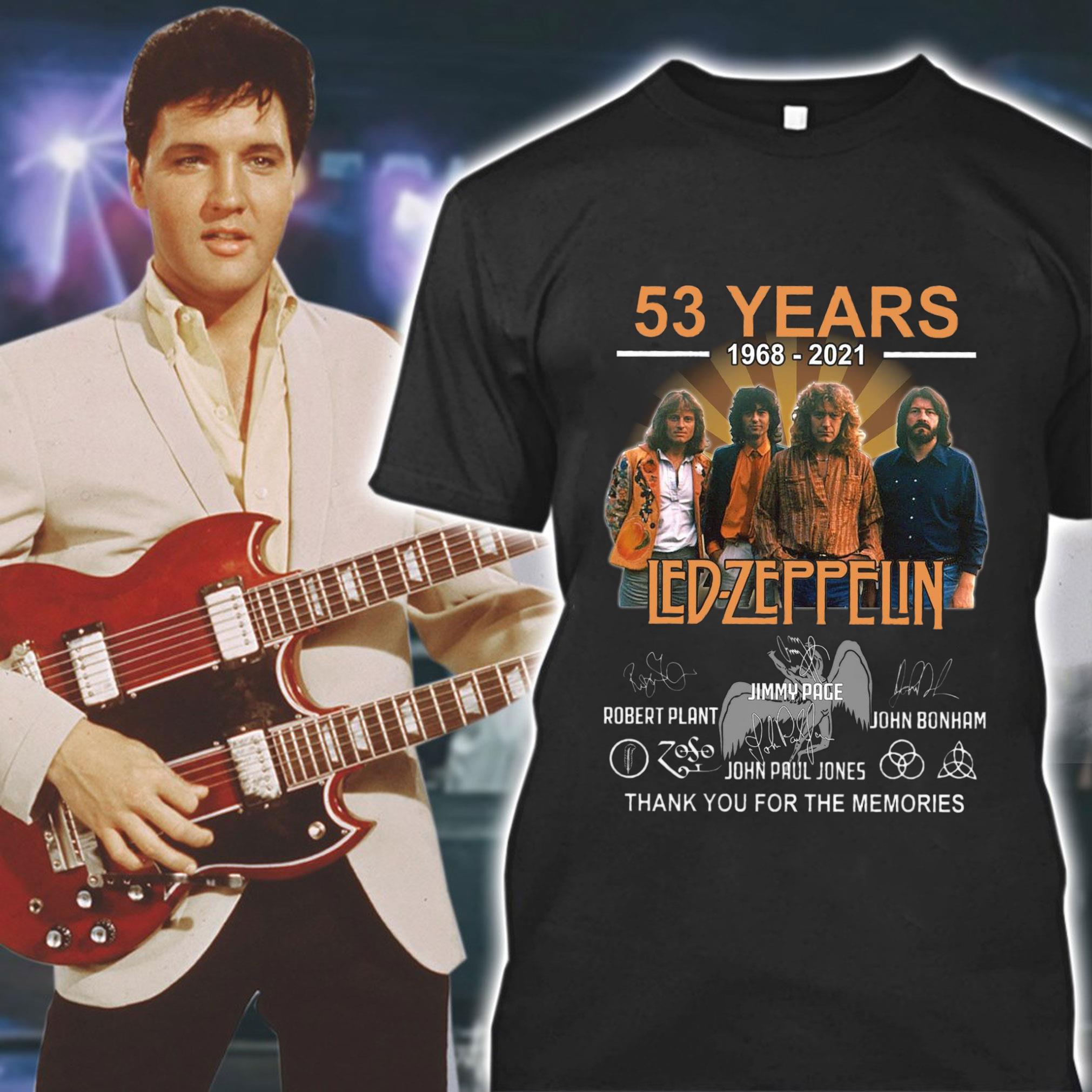 Funny Led-Zeppelin band rock 53 years 1968-2021 signatures thank memories shirt Led Zeppelin band rock 53 years 1968 2021 signatures thank memories shirt 1 - Funny Led-Zeppelin band rock 53 years 1968-2021 signatures thank memories shirt