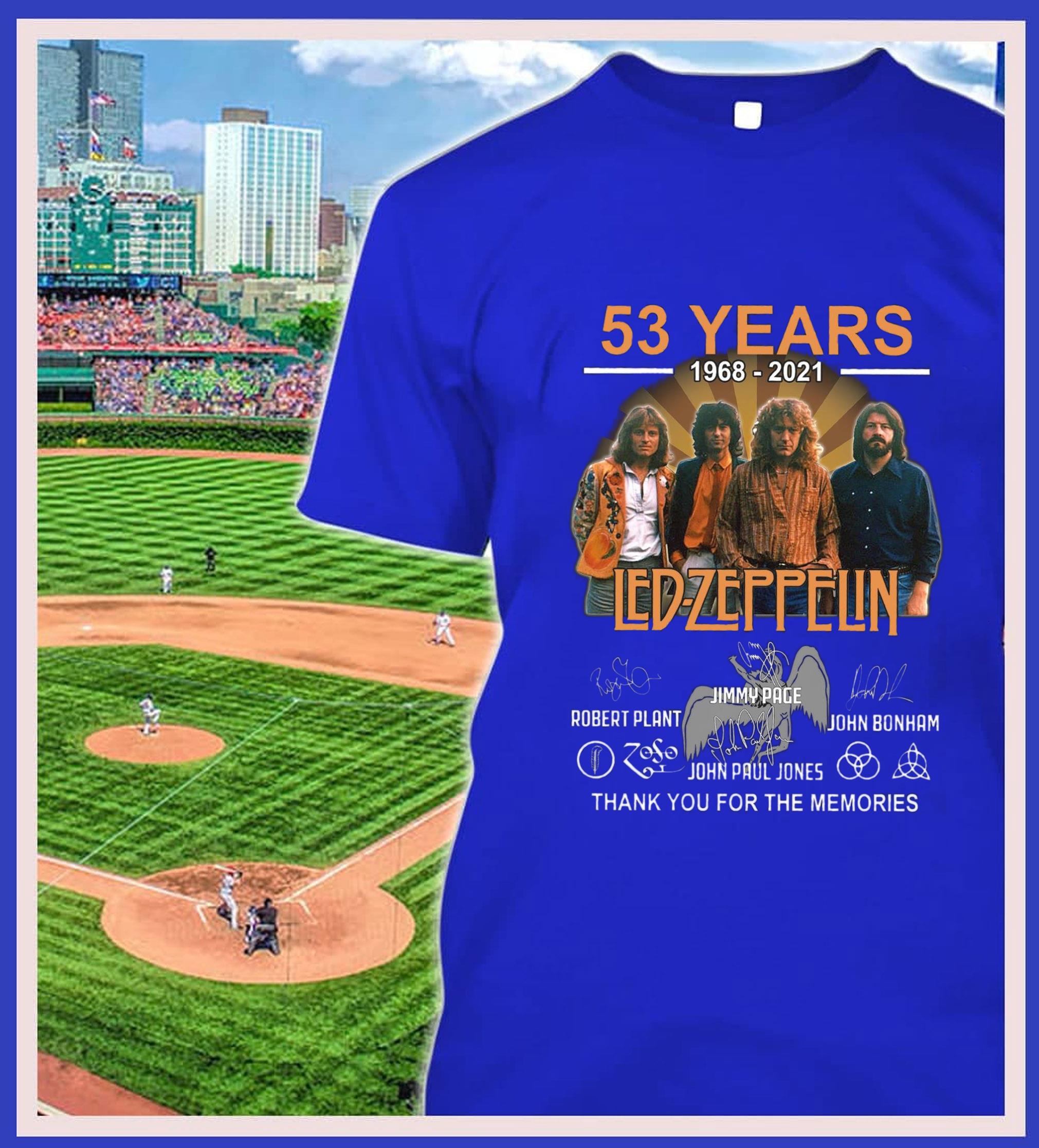 Funny Led-Zeppelin band rock 53 years 1968-2021 signatures thank memories shirt Led Zeppelin band rock 53 years 1968 2021 signatures thank memories shirt 2 - Funny Led-Zeppelin band rock 53 years 1968-2021 signatures thank memories shirt
