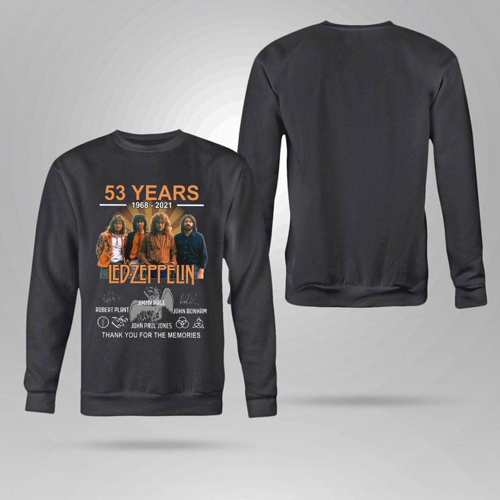 Funny Led-Zeppelin band rock 53 years 1968-2021 signatures thank memories shirt Led Zeppelin band rock 53 years 1968 2021 signatures thank memories shirt 4 - Funny Led-Zeppelin band rock 53 years 1968-2021 signatures thank memories shirt