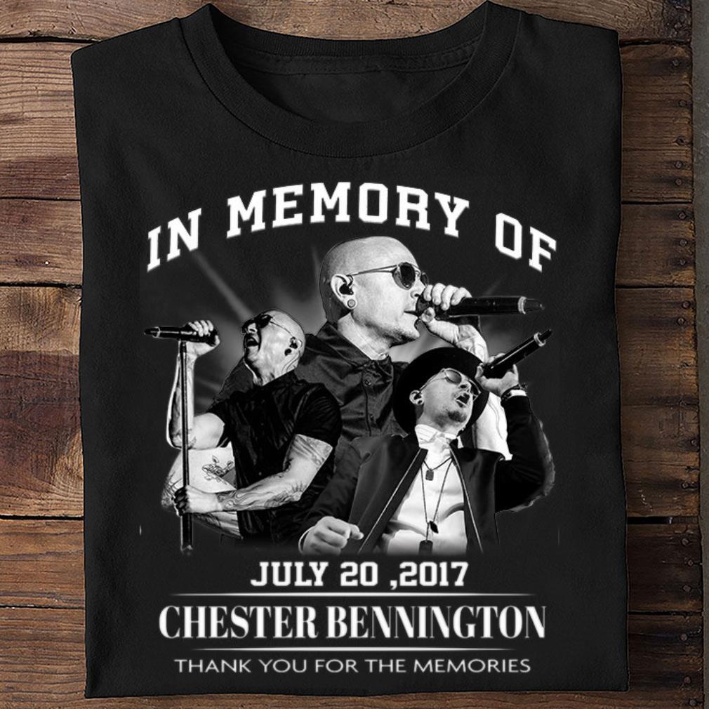 Premium Linkin Park Chester Bennington In Memory Of July 20 2017 Thank Memories Shirt Linkin Park Chester Bennington In Memory Of July 20 2017 Thank Memories Shirt 2 - Premium Linkin Park Chester Bennington In Memory Of July 20 2017 Thank Memories Shirt