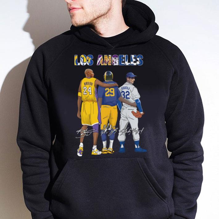 Hot Los Angeles Sports Teams LA Rams LA Lakers LA Dodgers Bryant Signatures Shirt Los Angeles Sports Teams LA Rams LA Lakers LA Dodgers Bryant Signatures Shirt 4 - Hot Los Angeles Sports Teams LA Rams LA Lakers LA Dodgers Bryant Signatures Shirt