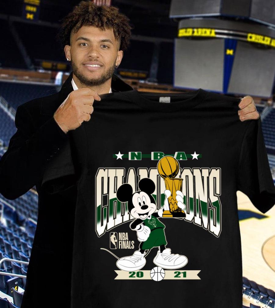 Mickey Mouse Milwaukee Bucks NBA Finals Champions Shirt Mickey Mouse Milwaukee Bucks NBA Finals Champions Shirt 1 - Mickey Mouse Milwaukee Bucks NBA Finals Champions Shirt