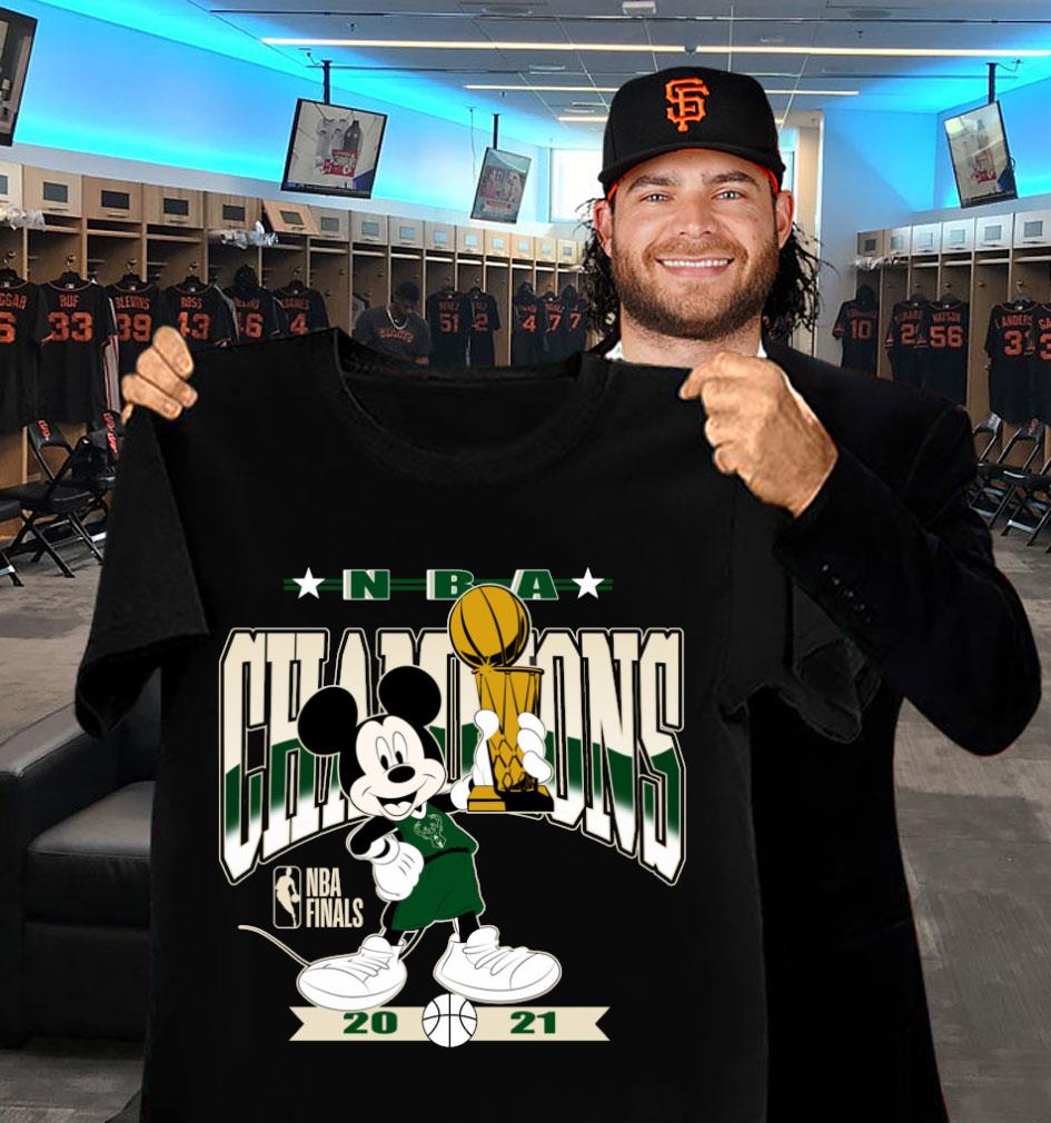 Mickey Mouse Milwaukee Bucks NBA Finals Champions Shirt Mickey Mouse Milwaukee Bucks NBA Finals Champions Shirt 2 - Mickey Mouse Milwaukee Bucks NBA Finals Champions Shirt