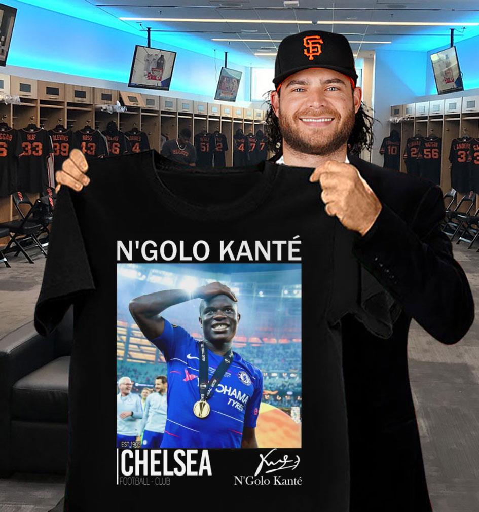 Official N' Golo Kante Chelsea Football Club Signature Shirt N Golo Kante Chelsea Football Club Signature Shirt 2 - Official N' Golo Kante Chelsea Football Club Signature Shirt
