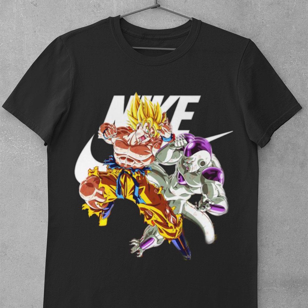 Original Nike Son Goku and Frieza Dragon Ball Shirt