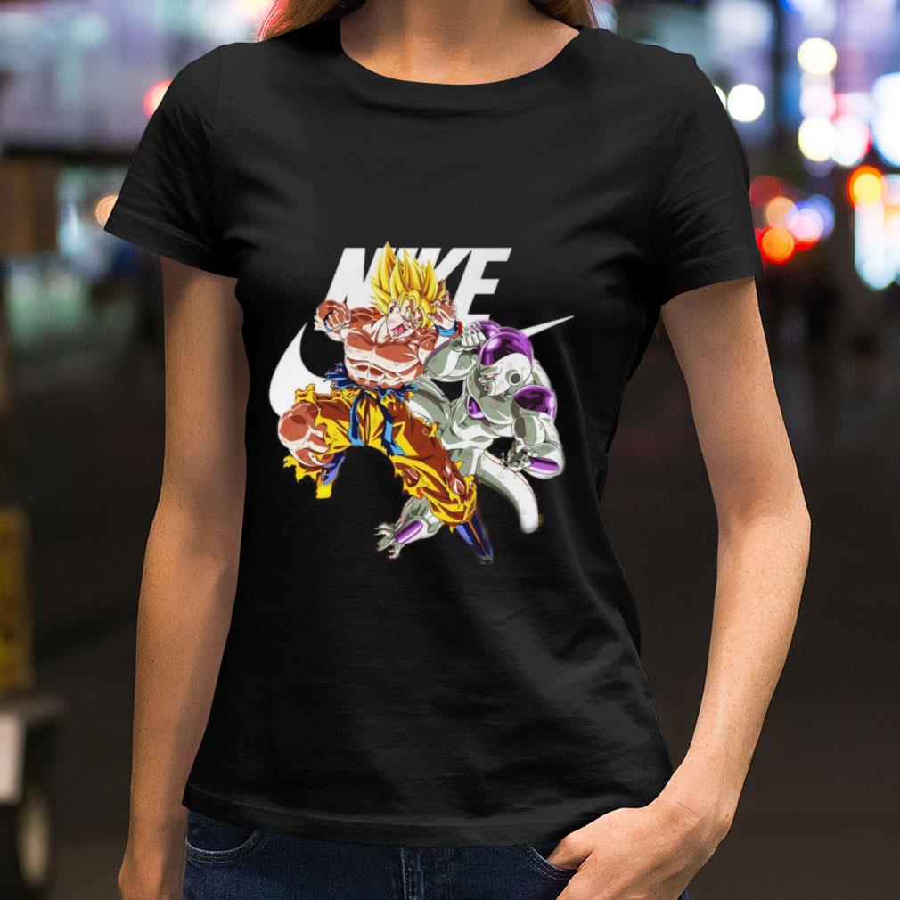 Original Nike Son Goku and Frieza Dragon Ball Shirt Nike Son Goku and Frieza Dragon Ball Shirt 2 - Original Nike Son Goku and Frieza Dragon Ball Shirt