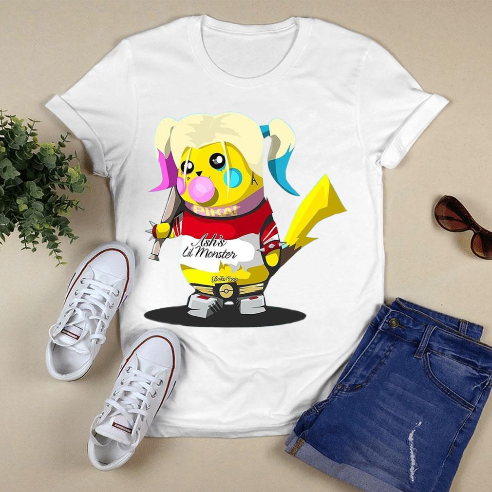 Best Pokemon Pikachu Harley Quinn Ash's Lil Monster Shirt Pokemon Pikachu Harley Quinn Ash s Lil Monster Shirt 1 - Best Pokemon Pikachu Harley Quinn Ash's Lil Monster Shirt