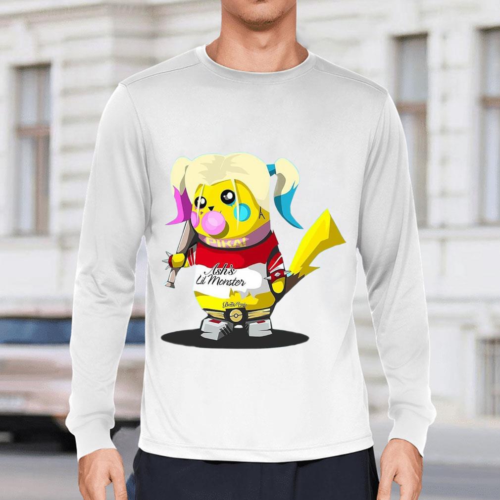 Best Pokemon Pikachu Harley Quinn Ash's Lil Monster Shirt Pokemon Pikachu Harley Quinn Ash s Lil Monster Shirt 3 - Best Pokemon Pikachu Harley Quinn Ash's Lil Monster Shirt