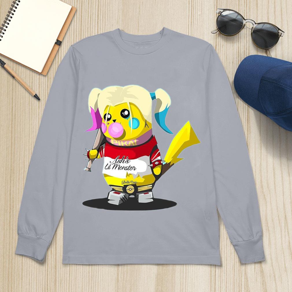 Best Pokemon Pikachu Harley Quinn Ash's Lil Monster Shirt Pokemon Pikachu Harley Quinn Ash s Lil Monster Shirt 4 - Best Pokemon Pikachu Harley Quinn Ash's Lil Monster Shirt