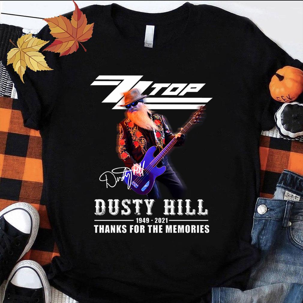 Hot RIP Dusty Hill 1949-2021 Signature Thank You For The Memories ZZ Top Band Shirt RIP Dusty Hill 1949 2021 Signature Thank You For The Memories ZZ Top Band Shirt 1 - Hot RIP Dusty Hill 1949-2021 Signature Thank You For The Memories ZZ Top Band Shirt