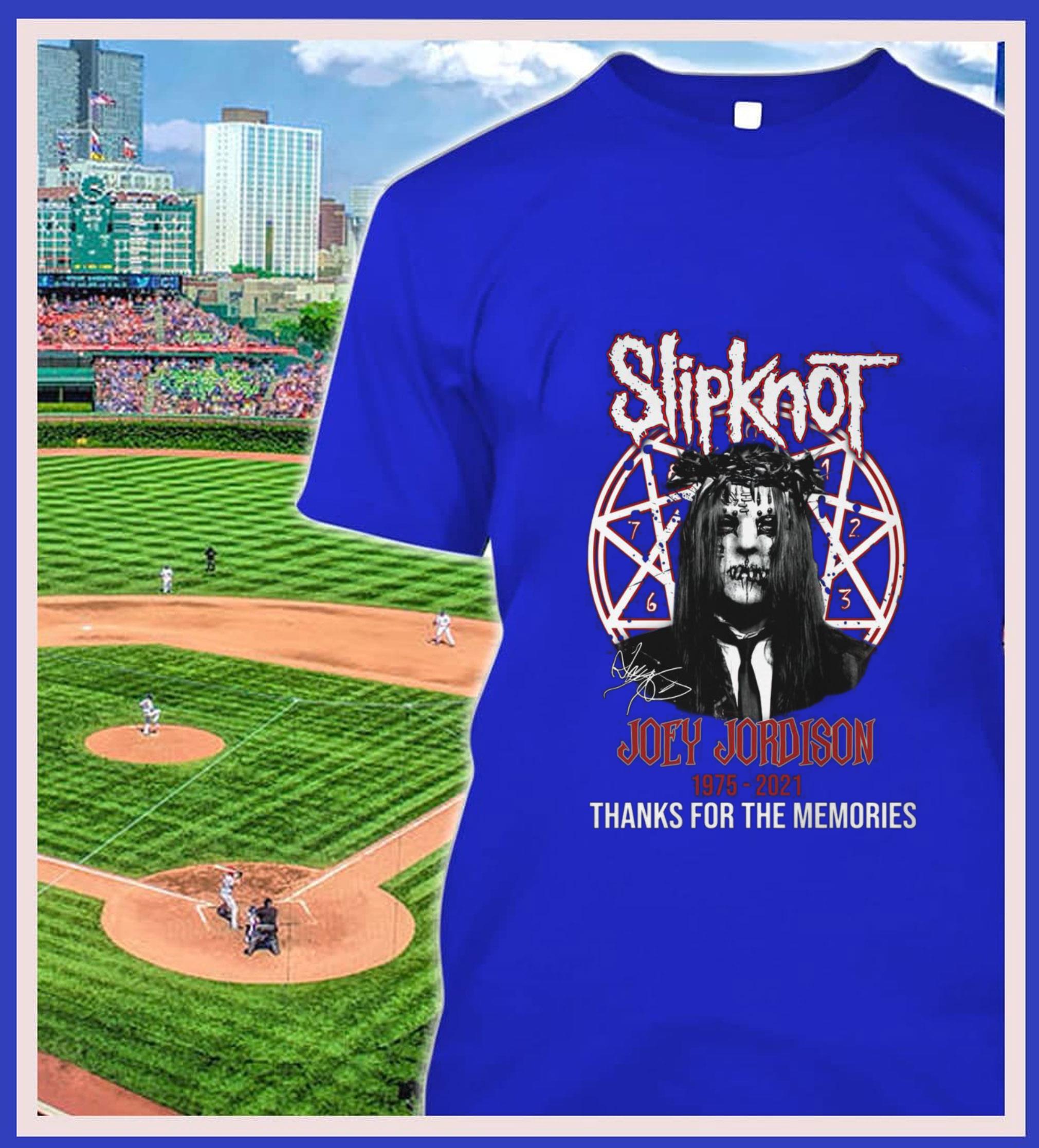 Funny Slipknot Joey Jordison 1975-2021 signature thanks for the memories shirt Slipknot Joey Jordison 1975 2021 signature thanks for the memories shirt 2 - Funny Slipknot Joey Jordison 1975-2021 signature thanks for the memories shirt