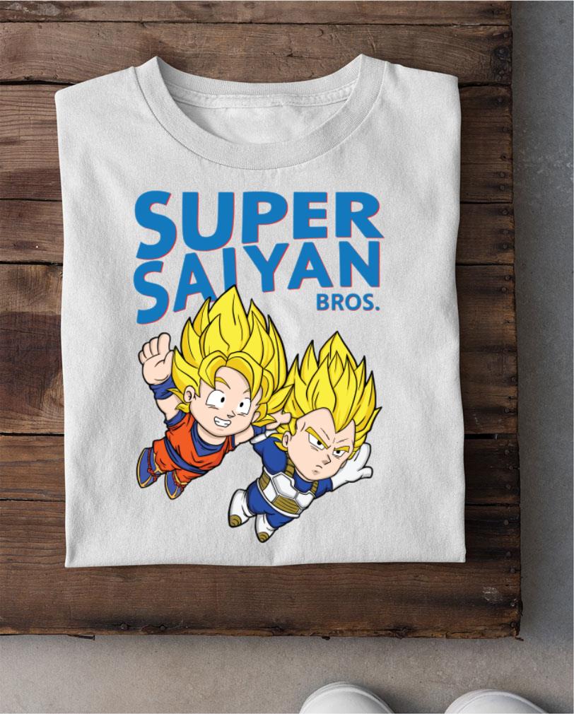 Hot Super Saiyan Bros Son Goku and Vegeta Dragon Ball Super Mario Shirt Super Saiyan Bros Son Goku and Vegeta Dragon Ball Super Mario Shirt 2 - Hot Super Saiyan Bros Son Goku and Vegeta Dragon Ball Super Mario Shirt