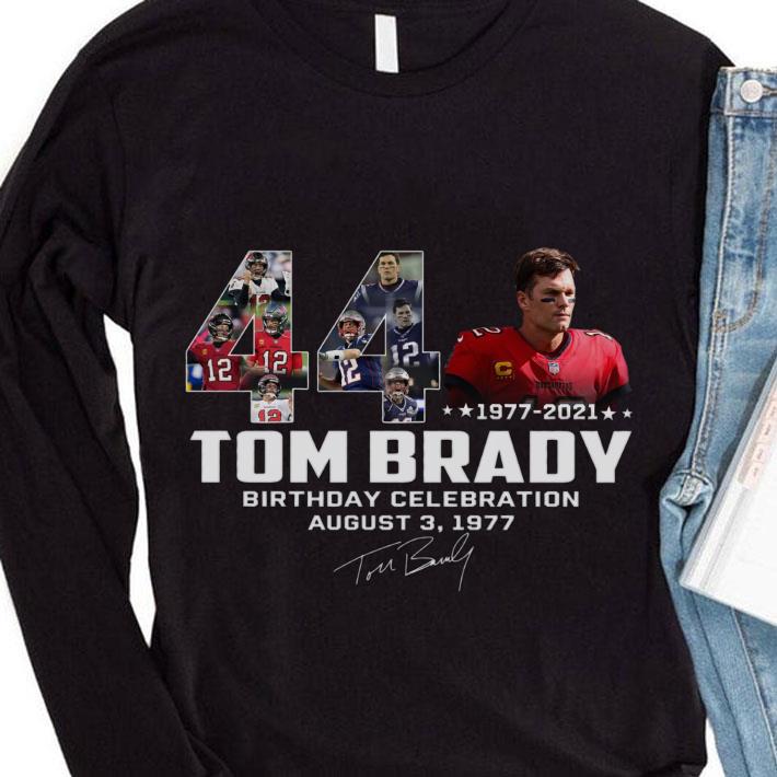 Official Tom Brady 44 Years 1977-2021 Birthday Celebration August 3 1977 Signature Tampa Bay Buccaneers Shirt Tom Brady 44 Years 1977 2021 Birthday Celebration August 3 1977 Signature Tampa Bay Buccaneers Shirt 4 - Official Tom Brady 44 Years 1977-2021 Birthday Celebration August 3 1977 Signature Tampa Bay Buccaneers Shirt