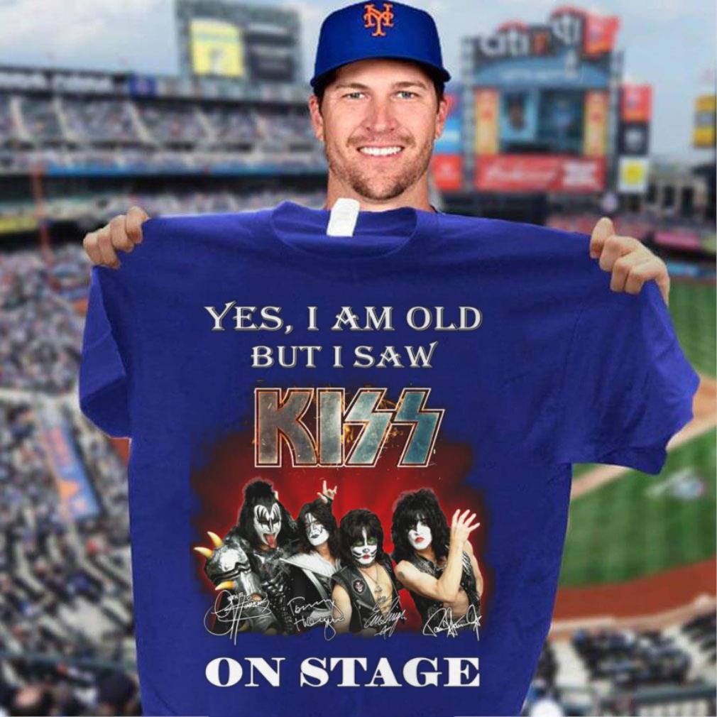 Funny Yes i am old but i saw Kiss band member on stage signatures shirt Yes i am old but i saw Kiss band member on stage signatures shirt 3 - Funny Yes i am old but i saw Kiss band member on stage signatures shirt
