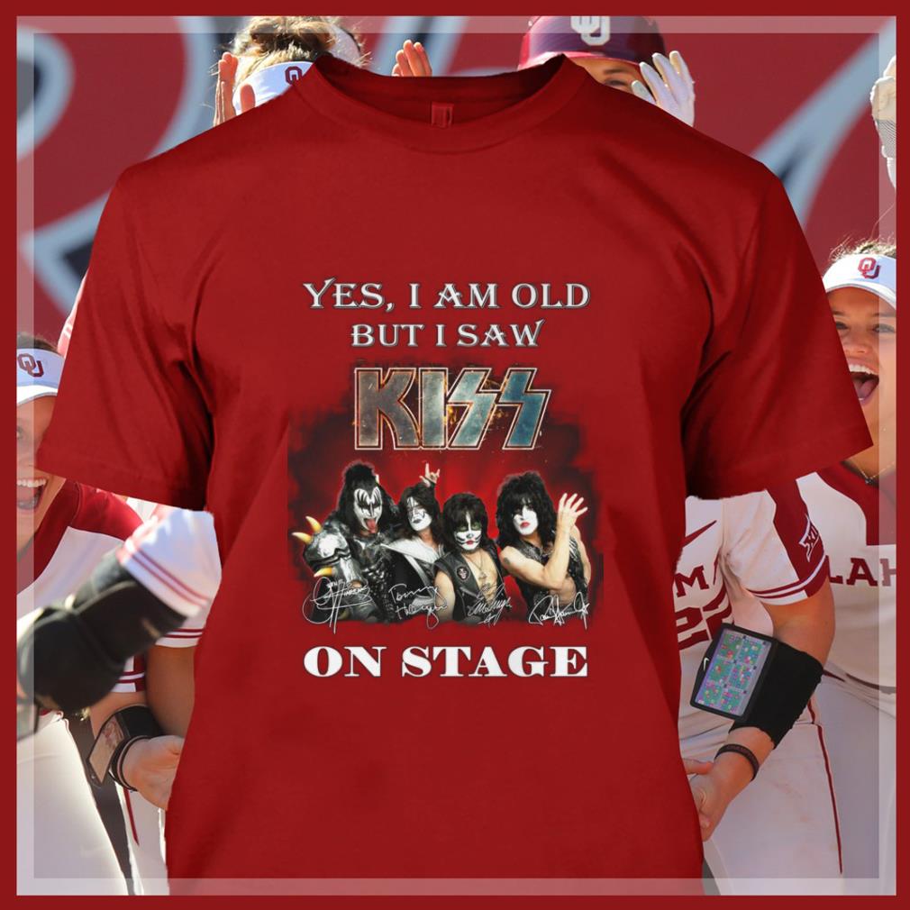 Funny Yes i am old but i saw Kiss band member on stage signatures shirt Yes i am old but i saw Kiss band member on stage signatures shirt 4 - Funny Yes i am old but i saw Kiss band member on stage signatures shirt