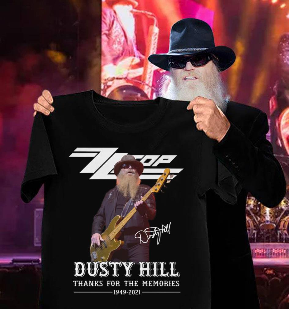 ZZ Top Band Rock Dusty Hill Signature Thank Memories Shirt ZZ Top Band Rock Dusty Hill Signature Thank Memories Shirt 3 - ZZ Top Band Rock Dusty Hill Signature Thank Memories Shirt