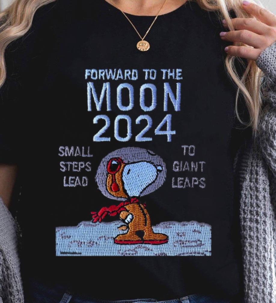 Best Astronaut Snoopy Forward To The Moon 2024 Small Steps Lead To Giant Leaps Shirt Astronaut Snoopy Forward To The Moon 2024 Small Steps Lead To Giant Leaps Shirt 2 - Best Astronaut Snoopy Forward To The Moon 2024 Small Steps Lead To Giant Leaps Shirt