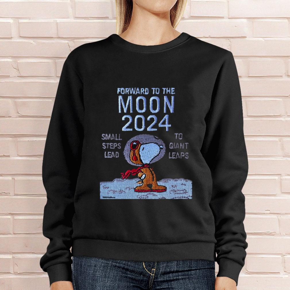 Best Astronaut Snoopy Forward To The Moon 2024 Small Steps Lead To Giant Leaps Shirt Astronaut Snoopy Forward To The Moon 2024 Small Steps Lead To Giant Leaps Shirt 4 - Best Astronaut Snoopy Forward To The Moon 2024 Small Steps Lead To Giant Leaps Shirt