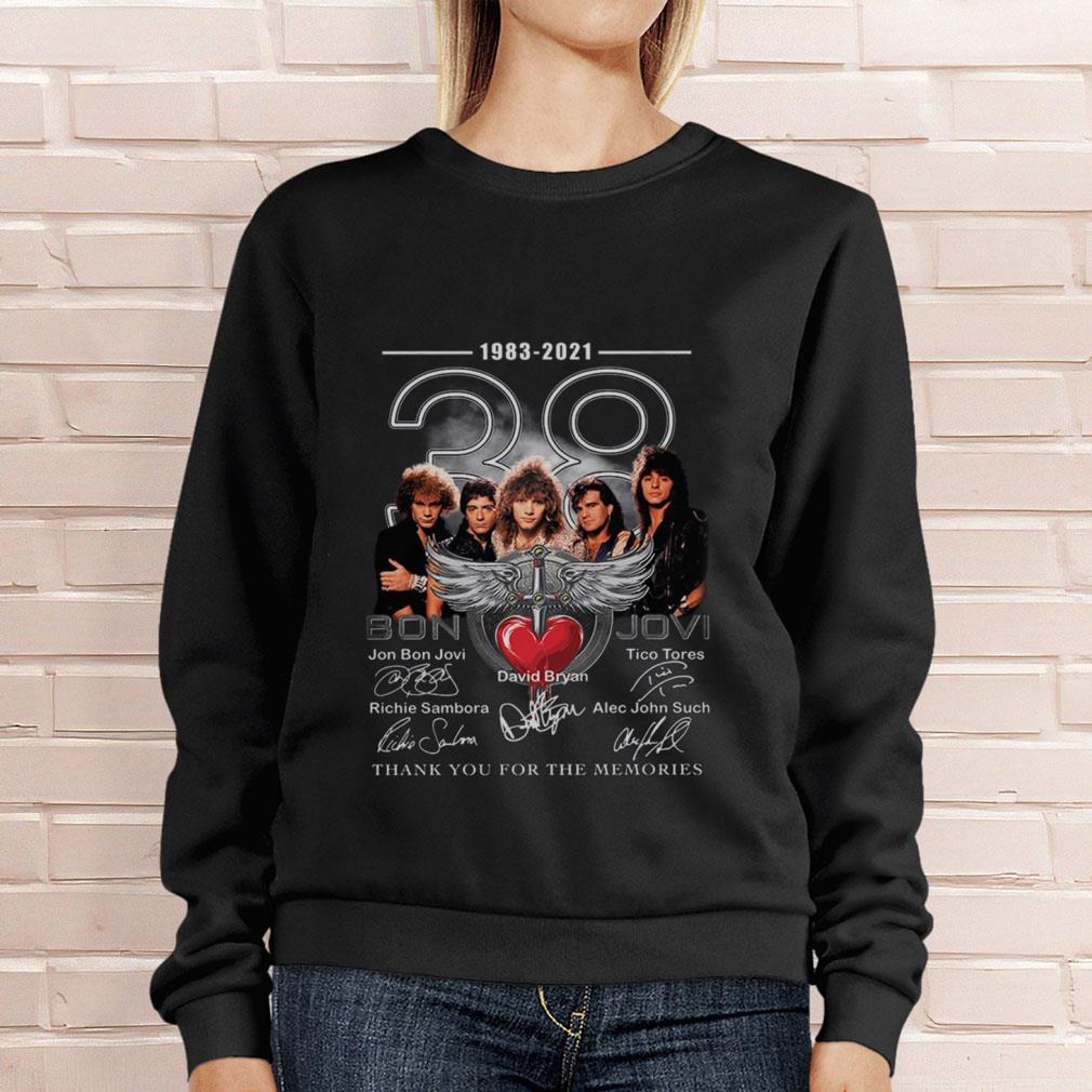 Official Bon Jovi band member 38 years 1983-2021 thank you for the memories signatures shirt Bon Jovi band member 38 years 1983 2021 thank you for the memories signatures shirt 4 - Official Bon Jovi band member 38 years 1983-2021 thank you for the memories signatures shirt