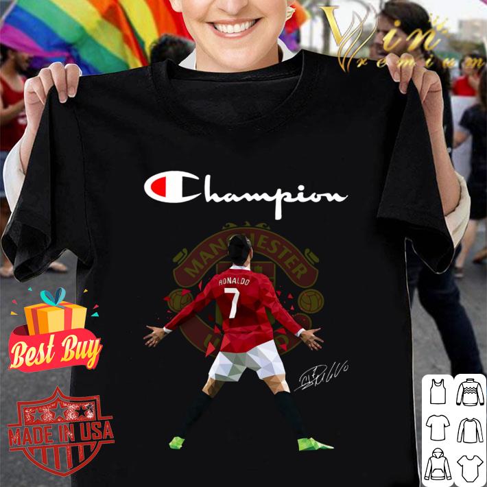Original Champion Cristiano Ronaldo Manchester United Signature Shirt