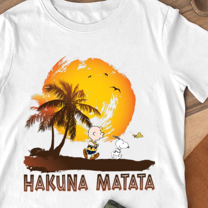 Premium Charlie Brown Snoopy Woodstock Hakuna Matata The Lion King Shirt Charlie Brown Snoopy Woodstock Hakuna Matata The Lion King Shirt 1 - Premium Charlie Brown Snoopy Woodstock Hakuna Matata The Lion King Shirt