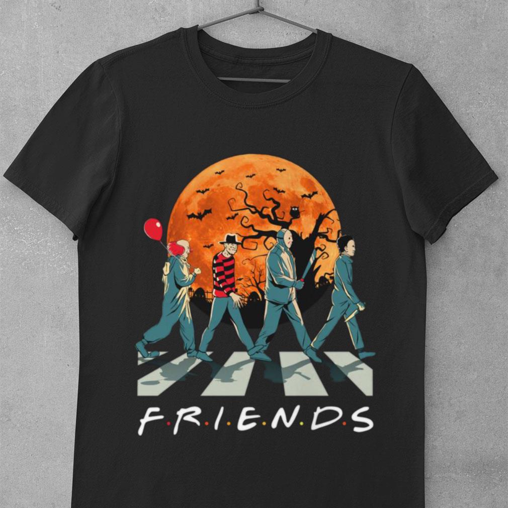 Hot Friends Horror Movies Characters Abbey Road Halloween shirt Friends Horror Movies Characters Abbey Road Halloween shirt 1 - Hot Friends Horror Movies Characters Abbey Road Halloween shirt
