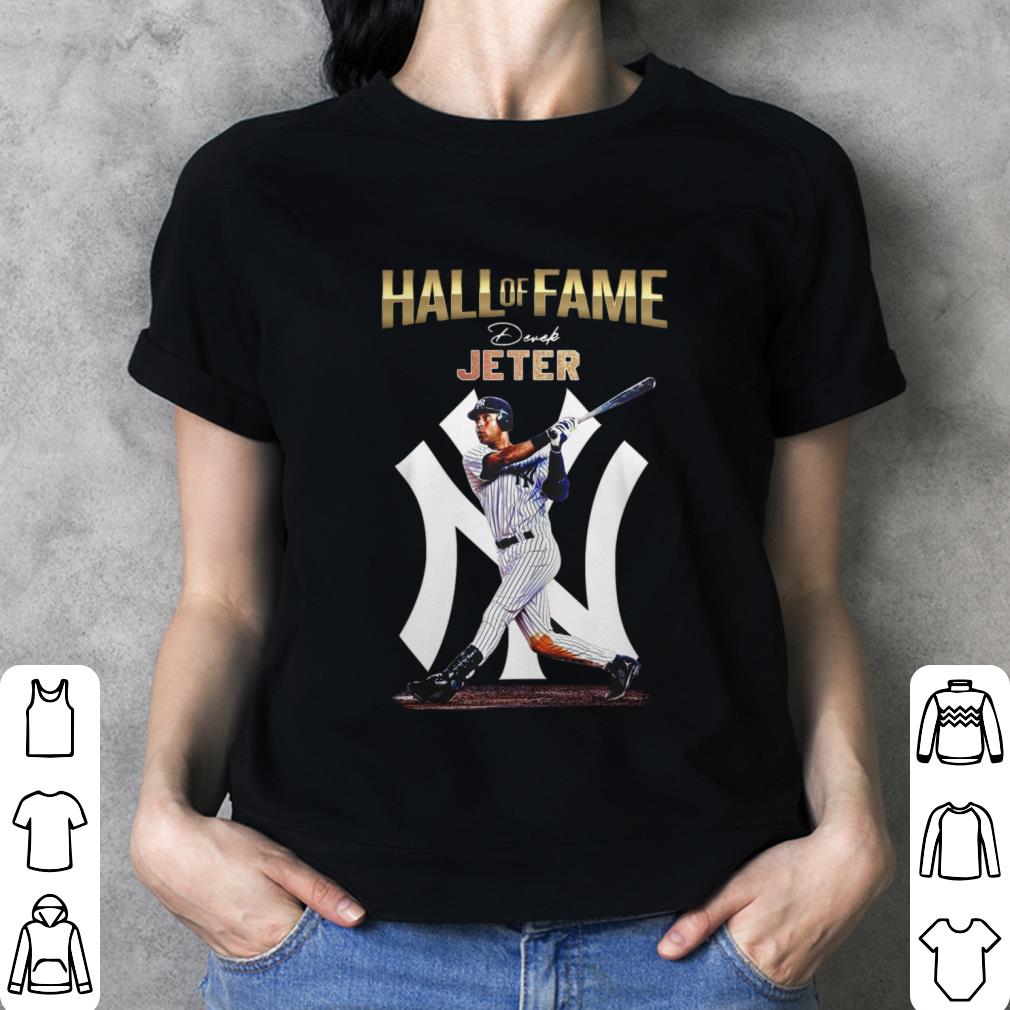 Official Hall Of Fame Derek Jeter New York Yankees Signature Shirt Hall Of Fame Derek Jeter New York Yankees Signature Shirt 3 - Official Hall Of Fame Derek Jeter New York Yankees Signature Shirt