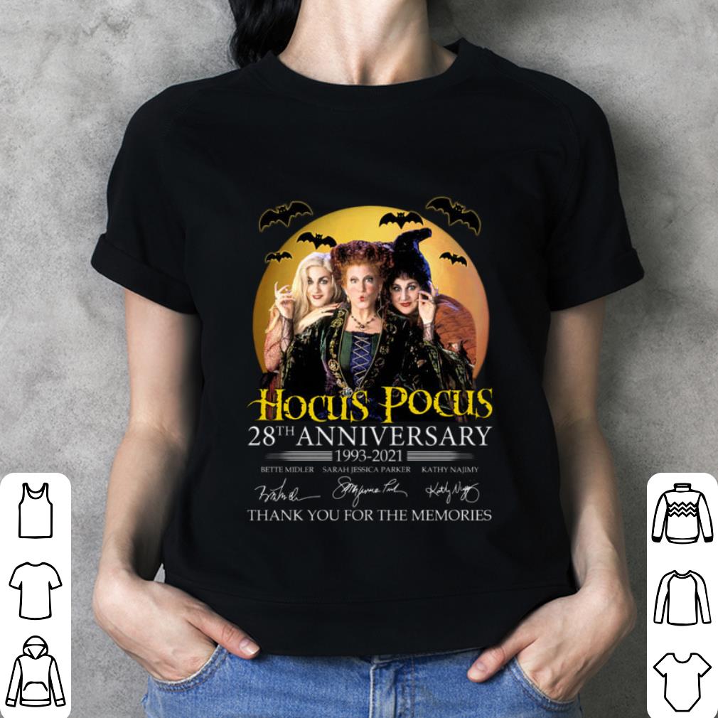 Awesome Hocus Pocus 28th Anniversary 1993-2021 Signed Thank You For The Memories Shirt, Bette Midler, Sarah Jessica Parker Kathy Najimy Hocus Pocus 28th Anniversary 1993 2021 Signed Thank You For The Memories Shirt Bette Midler Sarah Jessica Parker Kathy Najimy 3 - Awesome Hocus Pocus 28th Anniversary 1993-2021 Signed Thank You For The Memories Shirt, Bette Midler, Sarah Jessica Parker Kathy Najimy