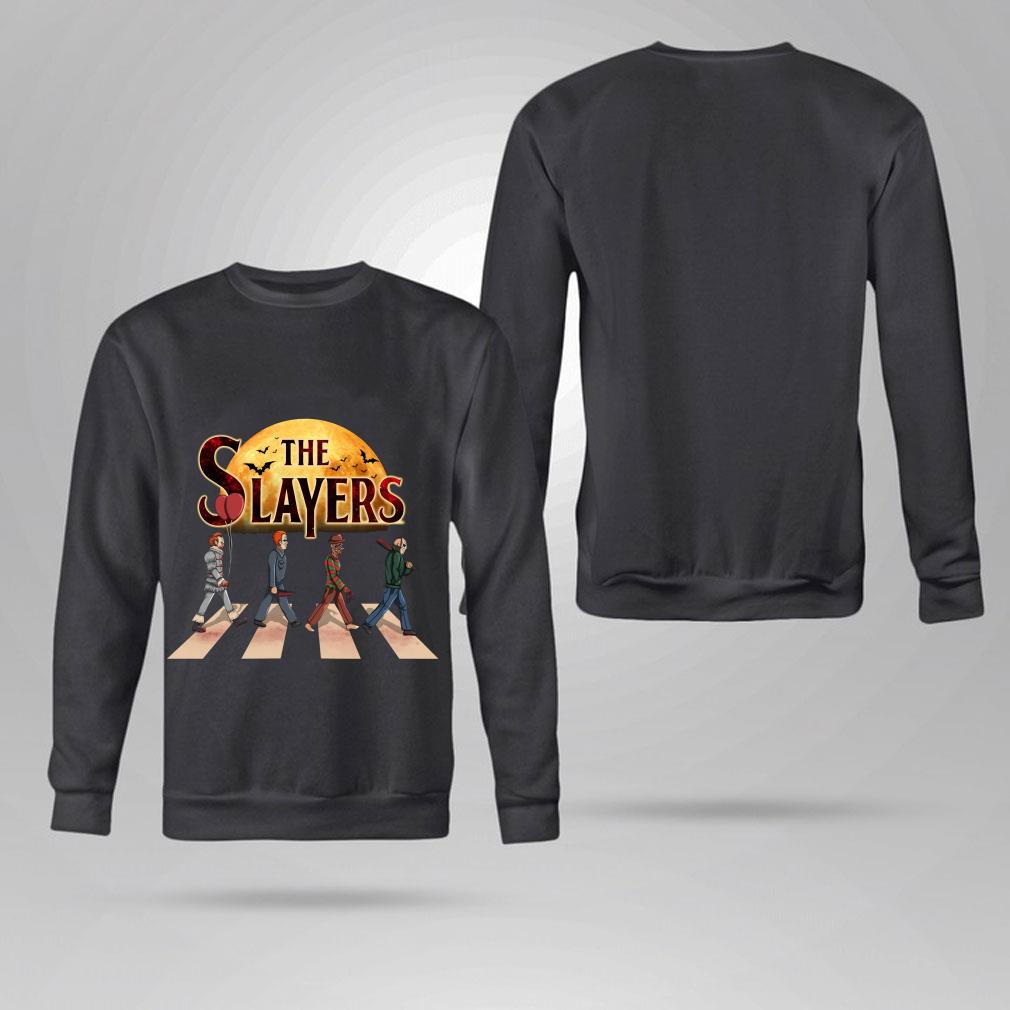 Official Horror Movies Characters The Slayers Abbey Road Halloween Shirt Horror Movies Characters The Slayers Abbey Road Halloween Shirt 4 - Official Horror Movies Characters The Slayers Abbey Road Halloween Shirt