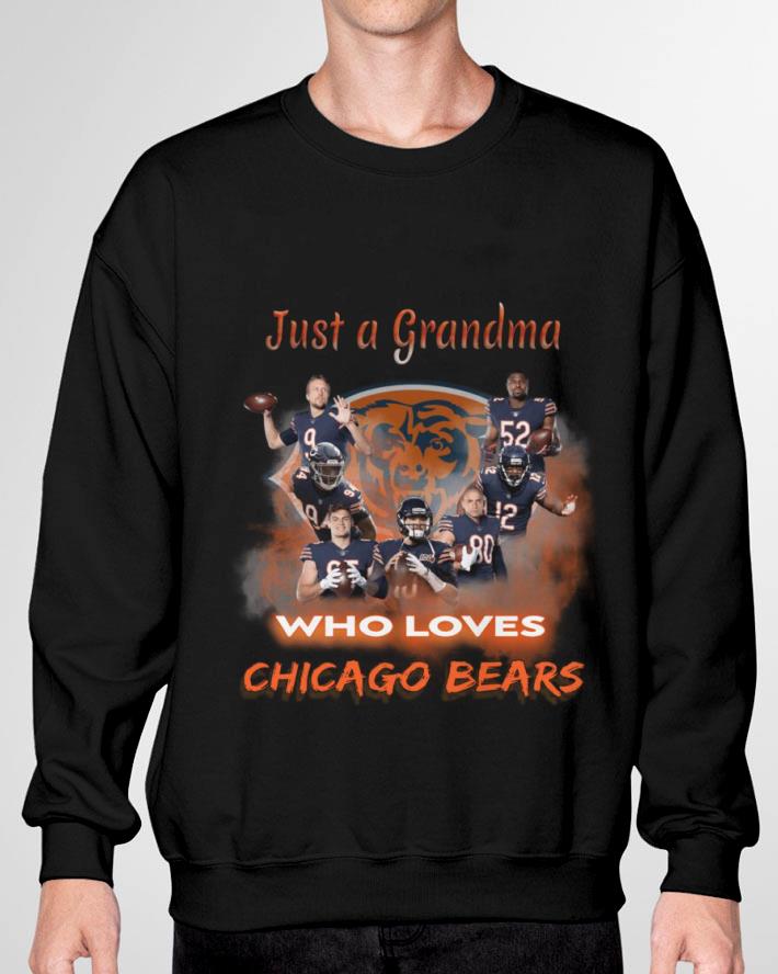 Awesome Just a grandma who Loves Chicago Bears Shirt Just a grandma who Loves Chicago Bears Shirt 3 - Awesome Just a grandma who Loves Chicago Bears Shirt