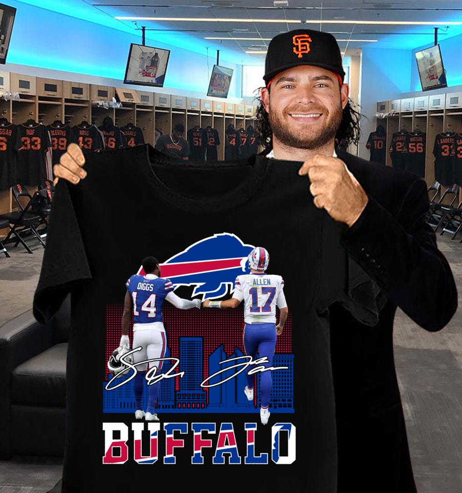 Best Stefon Diggs Josh Allen Buffalo Bills Signatures Shirt Stefon Diggs Josh Allen Buffalo Bills Signatures Shirt 2 - Best Stefon Diggs Josh Allen Buffalo Bills Signatures Shirt