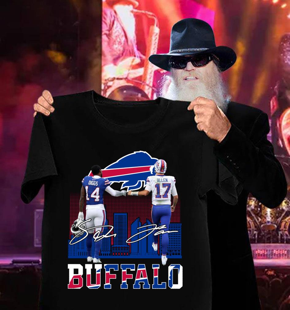 Best Stefon Diggs Josh Allen Buffalo Bills Signatures Shirt Stefon Diggs Josh Allen Buffalo Bills Signatures Shirt 3 - Best Stefon Diggs Josh Allen Buffalo Bills Signatures Shirt