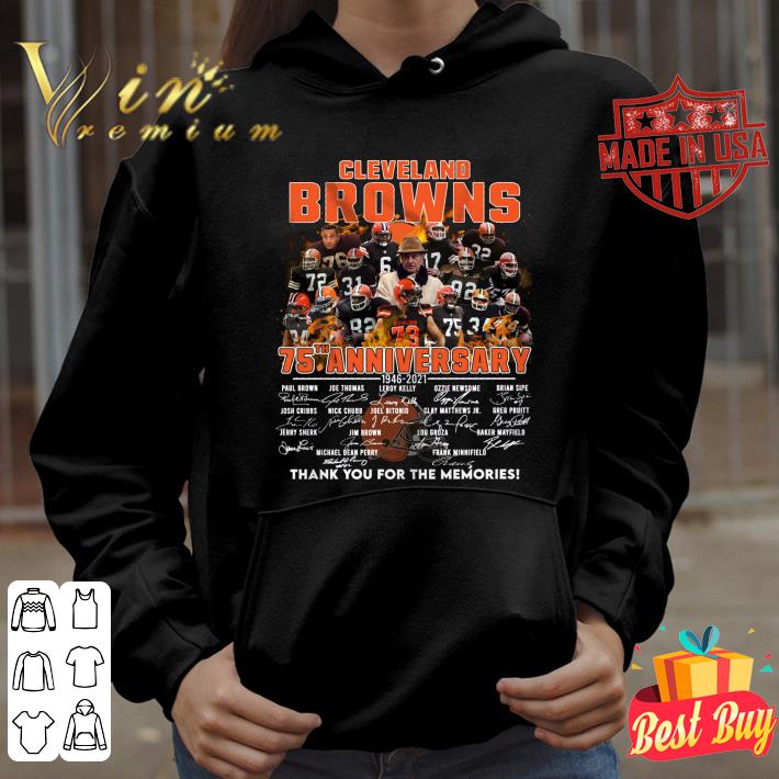 Official Team NFL Cleveland Browns 75th anniversary 1946-2021 Signatures Thank You For The Memories Shirt Team NFL Cleveland Browns 75th anniversary 1946 2021 Signatures Thank You For The Memories Shirt 4 - Official Team NFL Cleveland Browns 75th anniversary 1946-2021 Signatures Thank You For The Memories Shirt