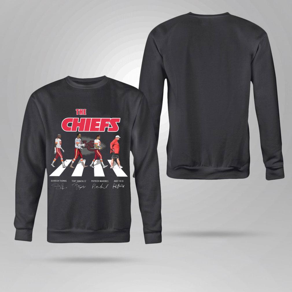 Original The Chiefs Abbey Road Kansas City Chiefs Signatures Shirt The Chiefs Abbey Road Kansas City Chiefs Signatures Shirt 4 - Original The Chiefs Abbey Road Kansas City Chiefs Signatures Shirt
