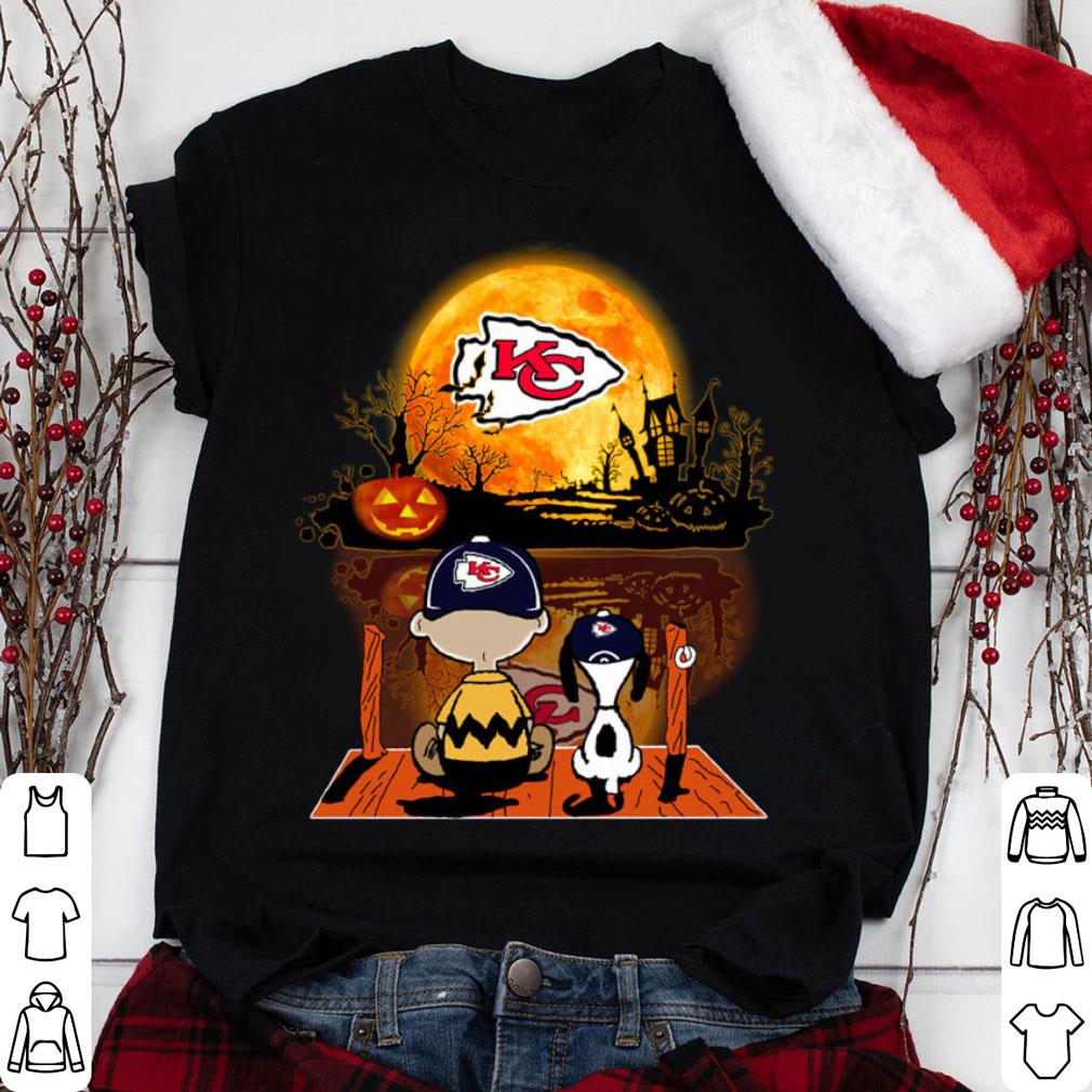 Best The Peanuts Charlie Brown Snoopy Kansas City Chiefs Halloween Shirt