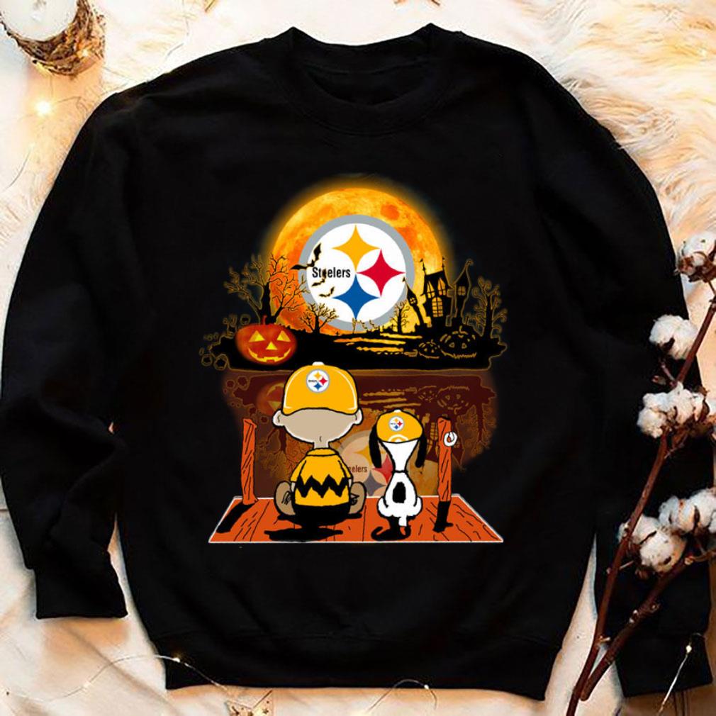 Funny The Peanuts Charlie Brown Snoopy Pittsburgh Steelers Halloween Shirt The Peanuts Charlie Brown Snoopy Pittsburgh Steelers Halloween Shirt 4 - Funny The Peanuts Charlie Brown Snoopy Pittsburgh Steelers Halloween Shirt