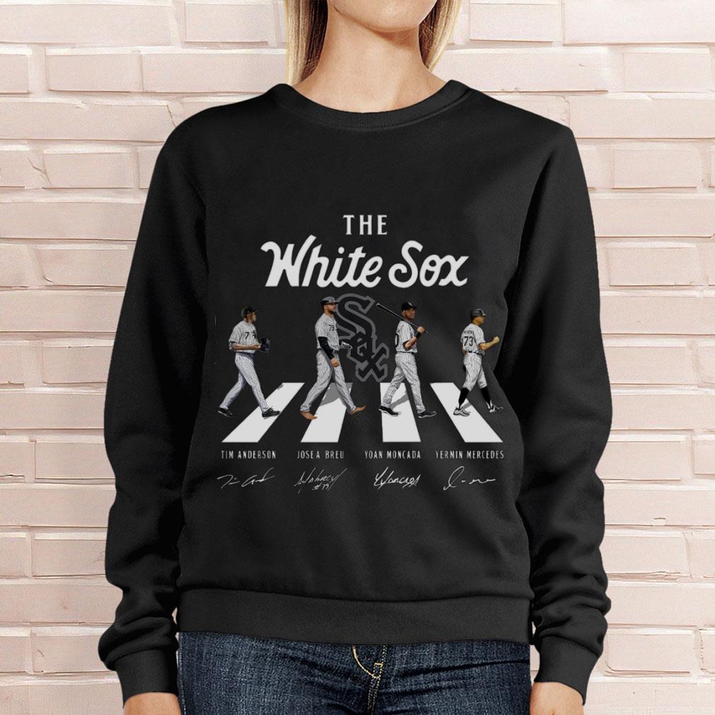 Official The White Sox Abbey Road Chicago White Sox Signatures Shirt, Tim Anderson, Jose Breu, Yoan Moncada, Yermin Mercedes The White Sox Abbey Road Chicago White Sox Signatures Shirt Tim Anderson Jose Breu Yoan Moncada Yermin Mercedes 4 - Official The White Sox Abbey Road Chicago White Sox Signatures Shirt, Tim Anderson, Jose Breu, Yoan Moncada, Yermin Mercedes