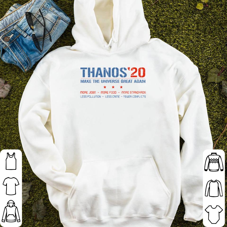 Thanos 20 Make The Universe Great Again More Jobs More Food More Standar shirt 4 - Thanos’20 Make The Universe Great Again More Jobs More Food More Standar shirt