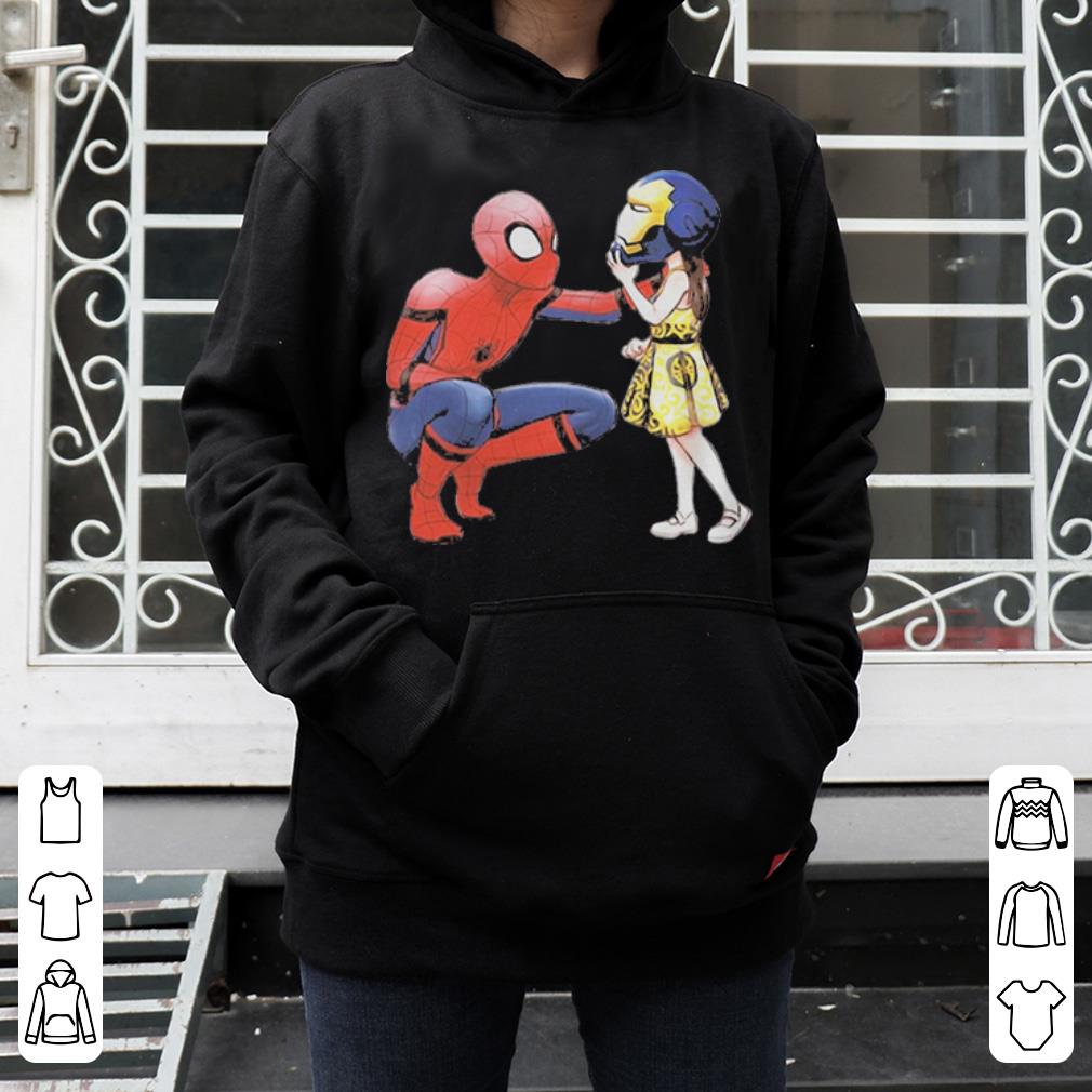 Peter Parker Spiderman and Morgan Stark shirt 4 - Peter Parker Spiderman and Morgan Stark shirt