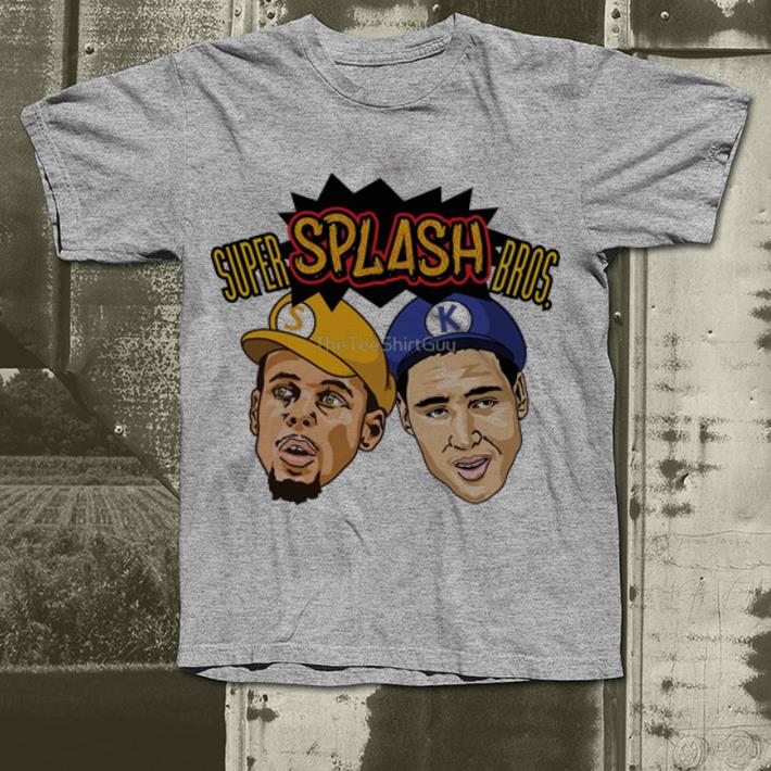Super Splash Bros Stephen Curry And Klay Thompson Supermario shirt 4 - Super Splash Bros Stephen Curry And Klay Thompson Supermario shirt