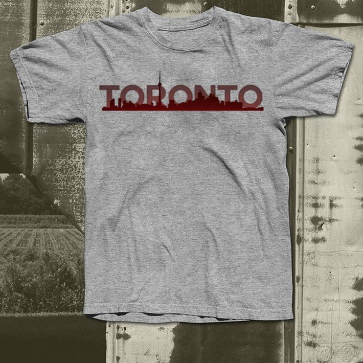 Toronto Skyline Toronto Raptors shirt 4 - Toronto Skyline Toronto Raptors shirt