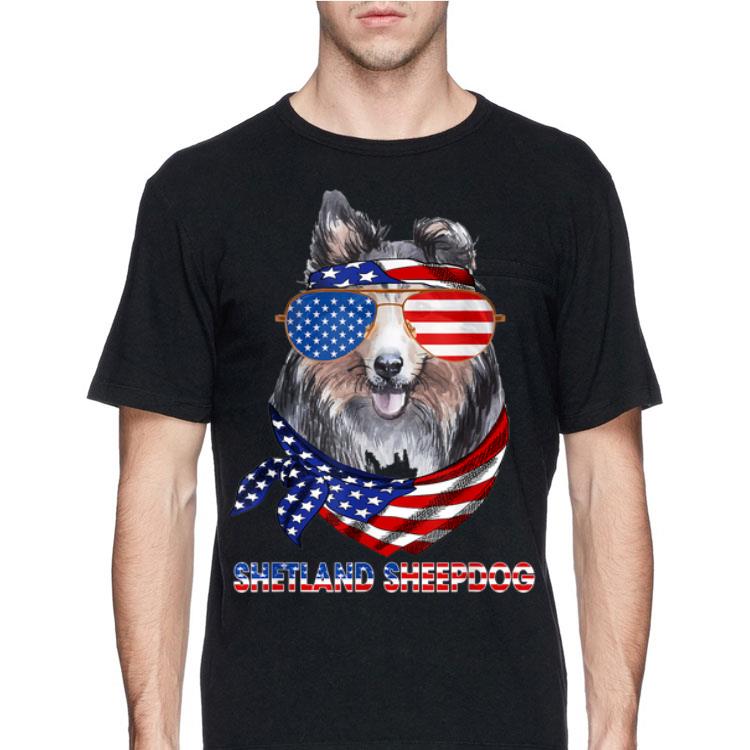American Flag Hetlandheepdog Dog Lover shirt 4 - American Flag Hetlandheepdog Dog Lover shirt