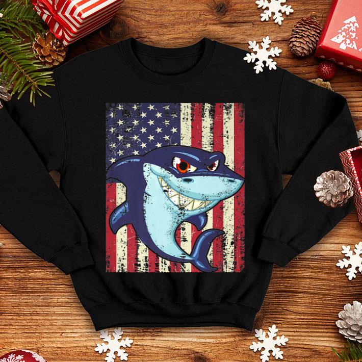 American Flag Shark 4th Of July shirt 4 - American Flag Shark 4th Of July shirt