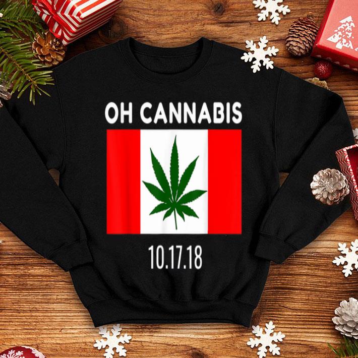 Canada Legalization Oh Cannabis Pot Leaf Flag Shirt 4 - Canada Legalization Oh Cannabis Pot Leaf Flag Shirt