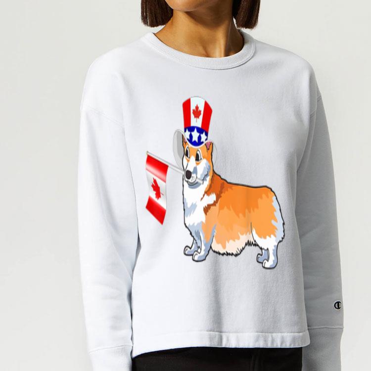 Canada Maple Leaf Corgi Canadian Flag Shirt 4 - Canada - Maple Leaf Corgi Canadian Flag Shirt